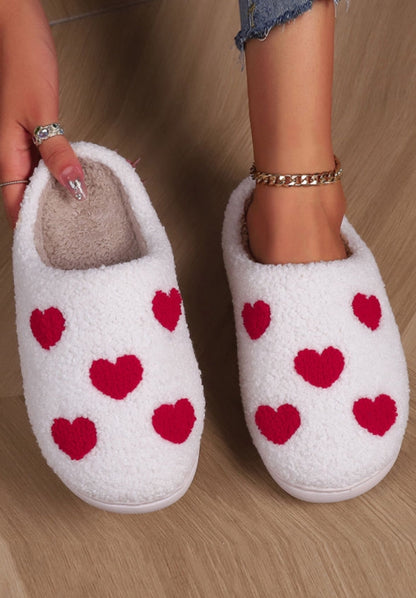 Fuzzy Printed Slippers