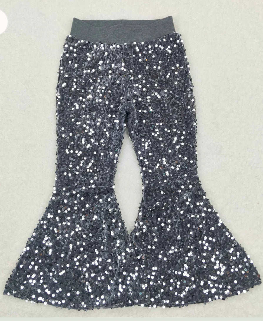 Sequin Flare Pants