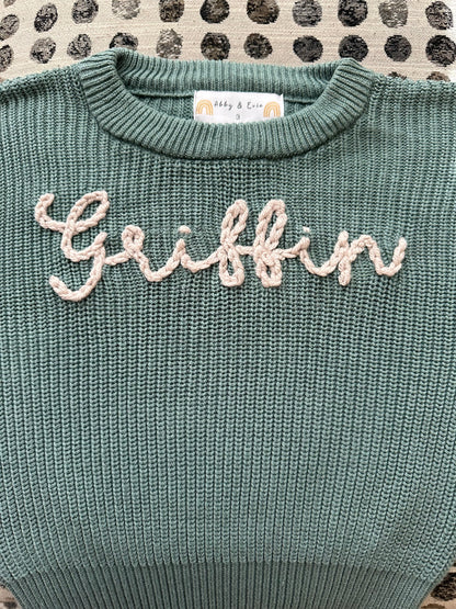 Hand Embroidered Sweater