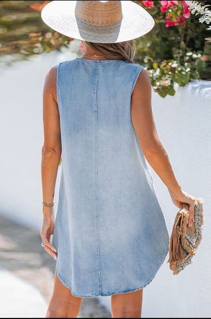 Chambray Dress