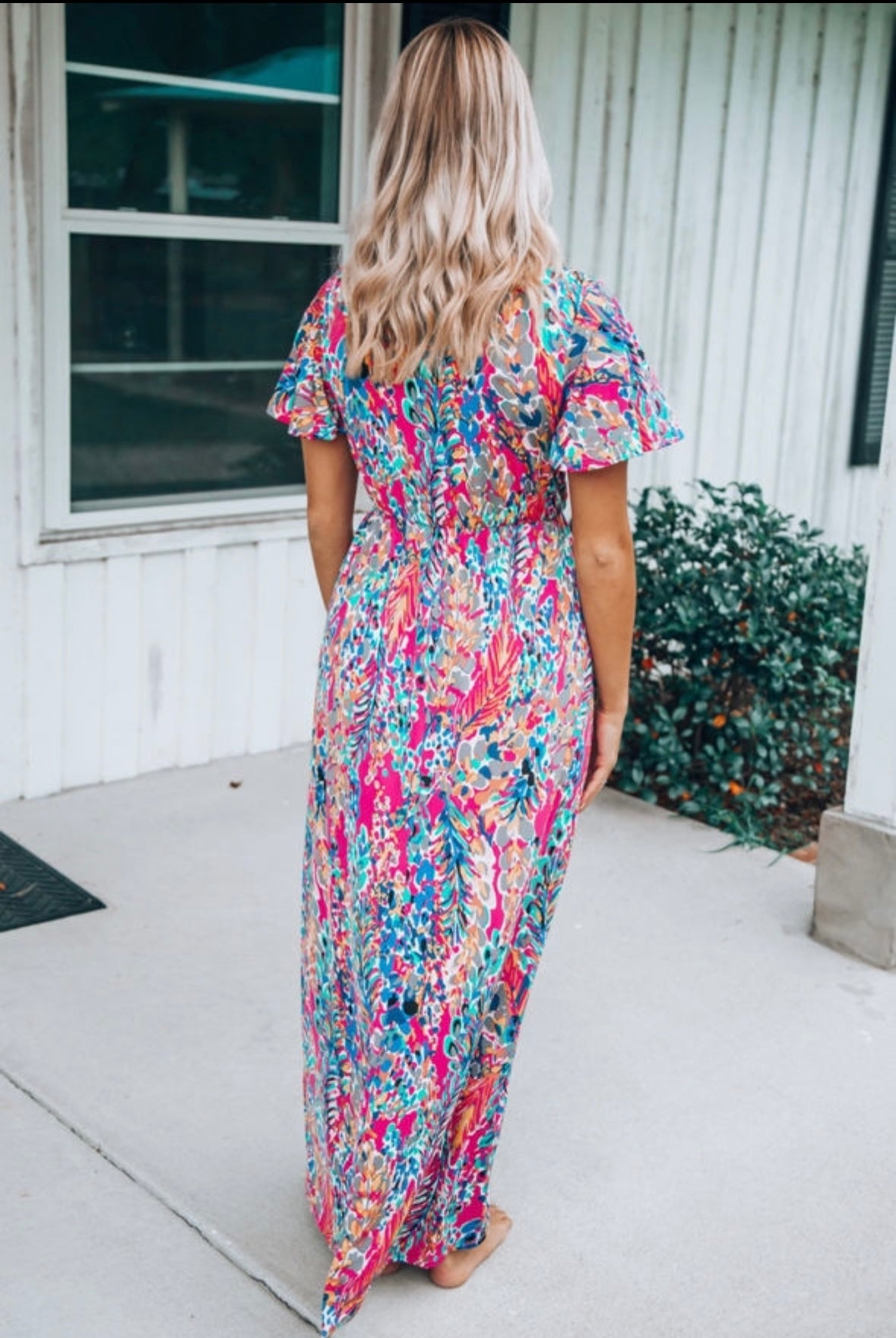 Boho V-Neck Wrap Dress