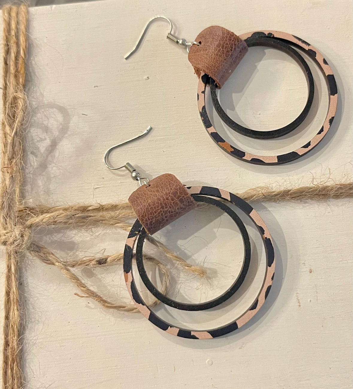 Wooden Dangle Earrings