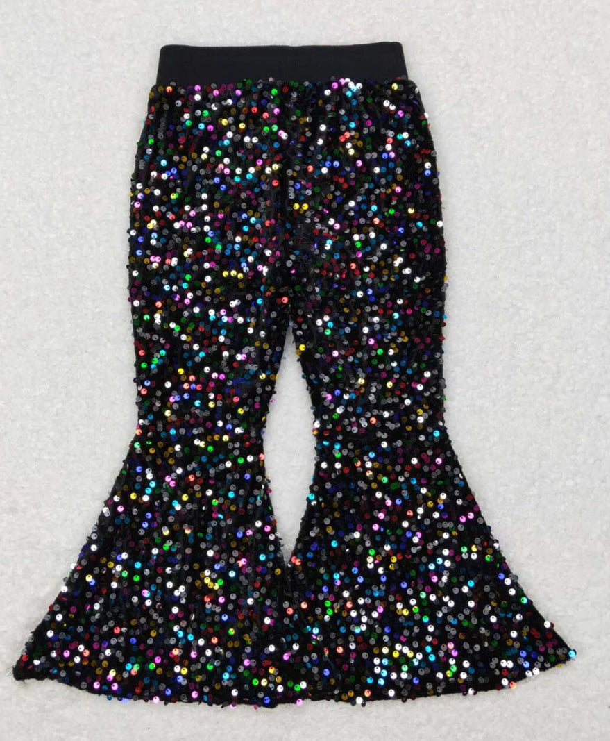 Sequin Flare Pants