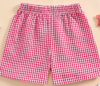 Gingham Shorties