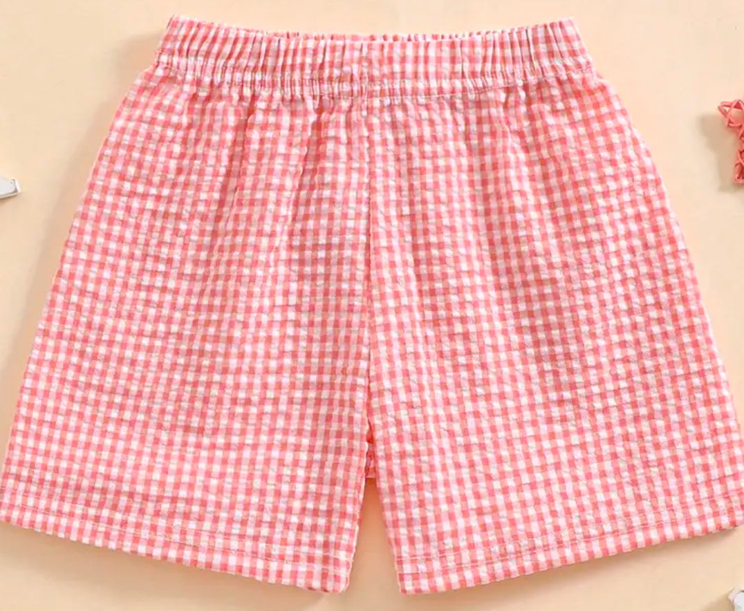 Gingham Shorties