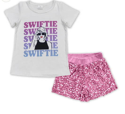 Tay Sequin Short Sets