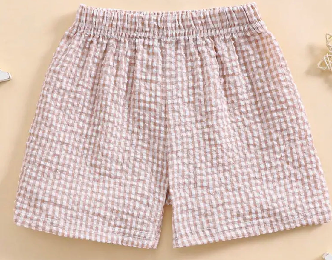 Gingham Shorties