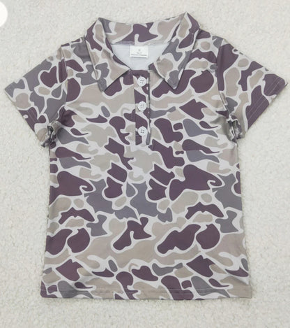 Boy’s Camo Polo