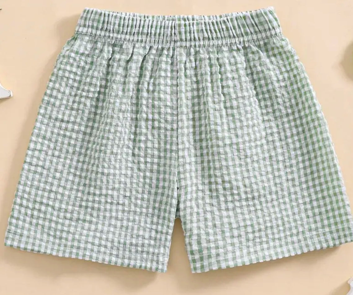 Gingham Shorties