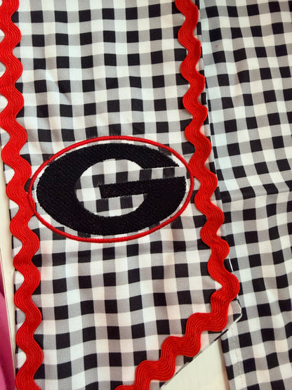 Custom Embroidered Wreath Sash