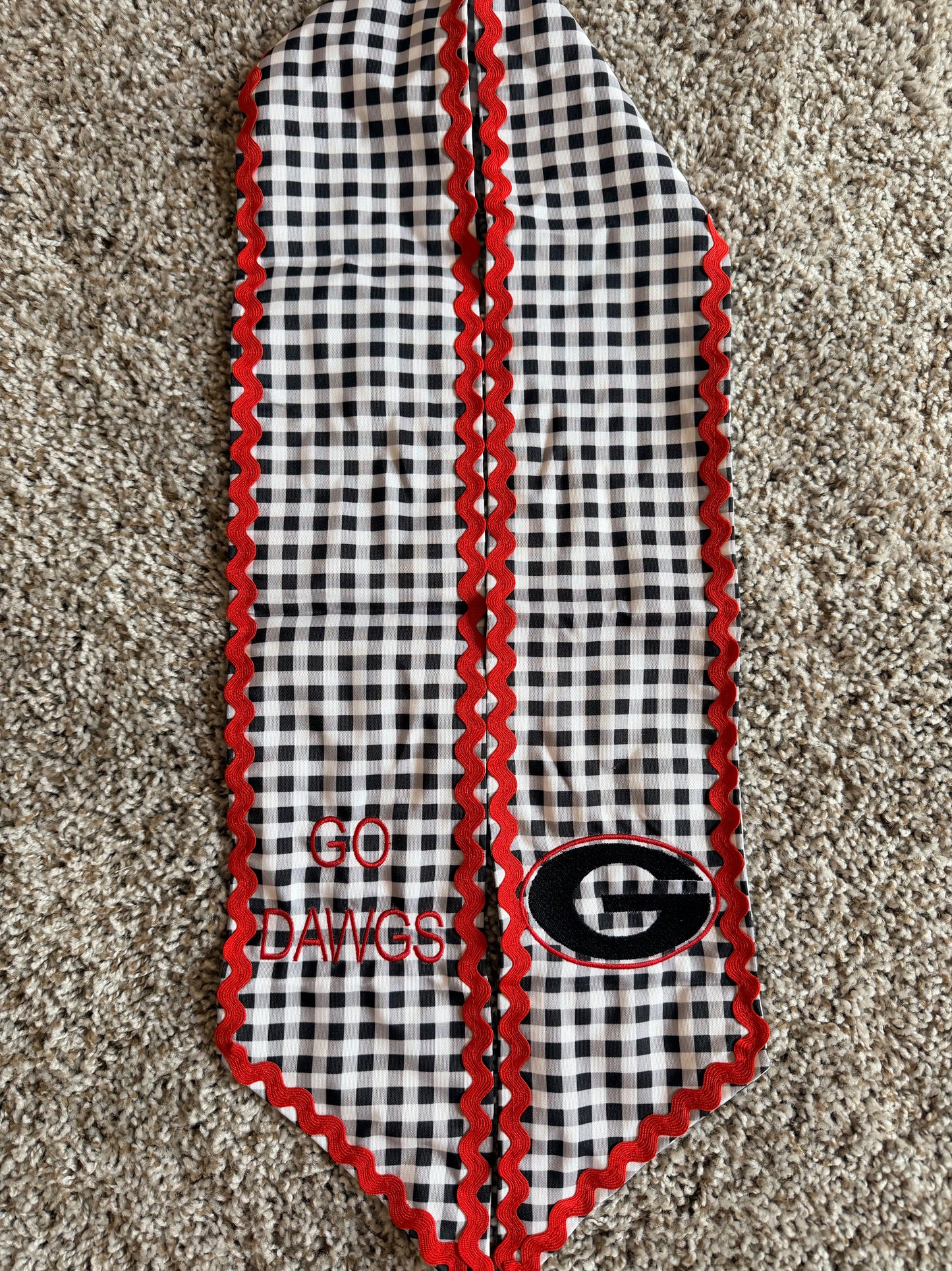 Custom Embroidered Wreath Sash