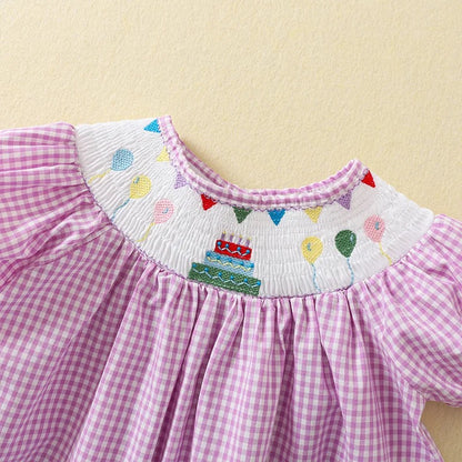 Smocked Birthday Dress