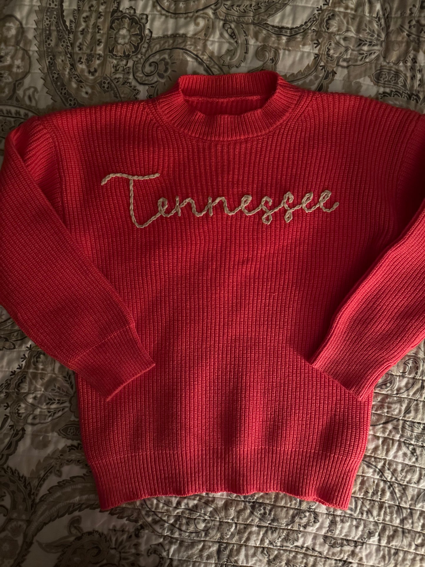 Hand Embroidered Sweater