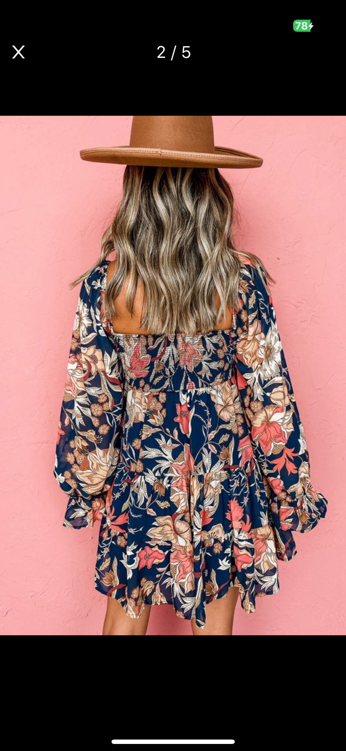 Floral Smocked Ruffled Dress