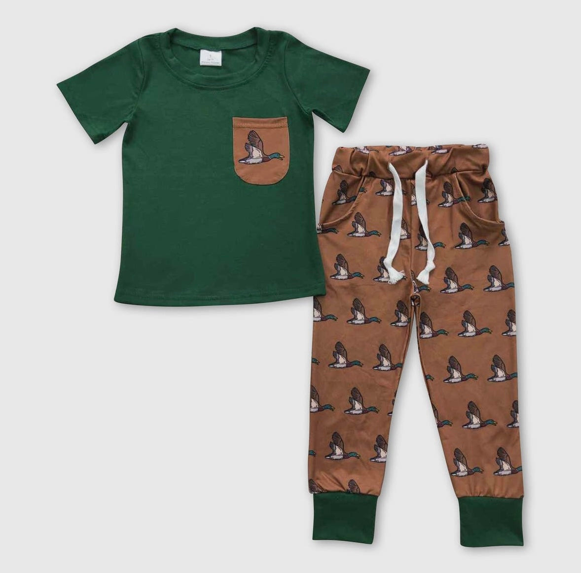 Duck Pocket Tee Pant Set