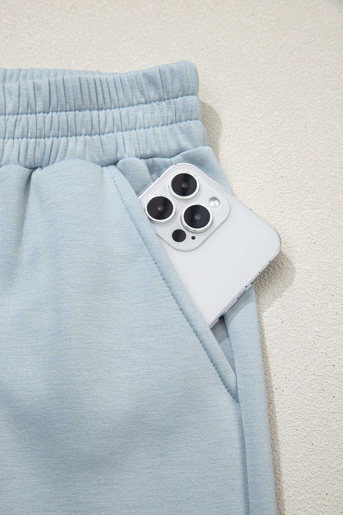 Gray Half Zip Polo Tee Casual Pant Set
